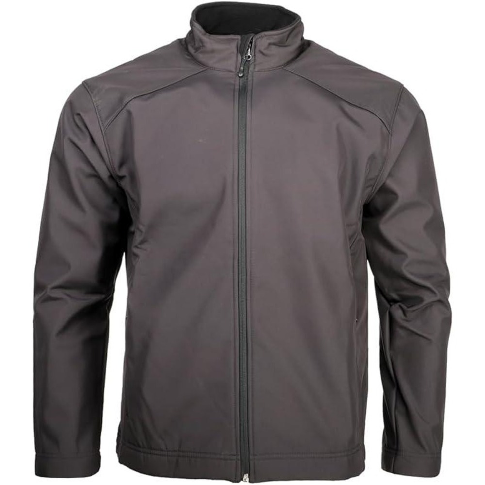PAGE & TUTTLE Mens L Black Full Zip Jacket Lightweight Golf Casual Outerwear Nwt